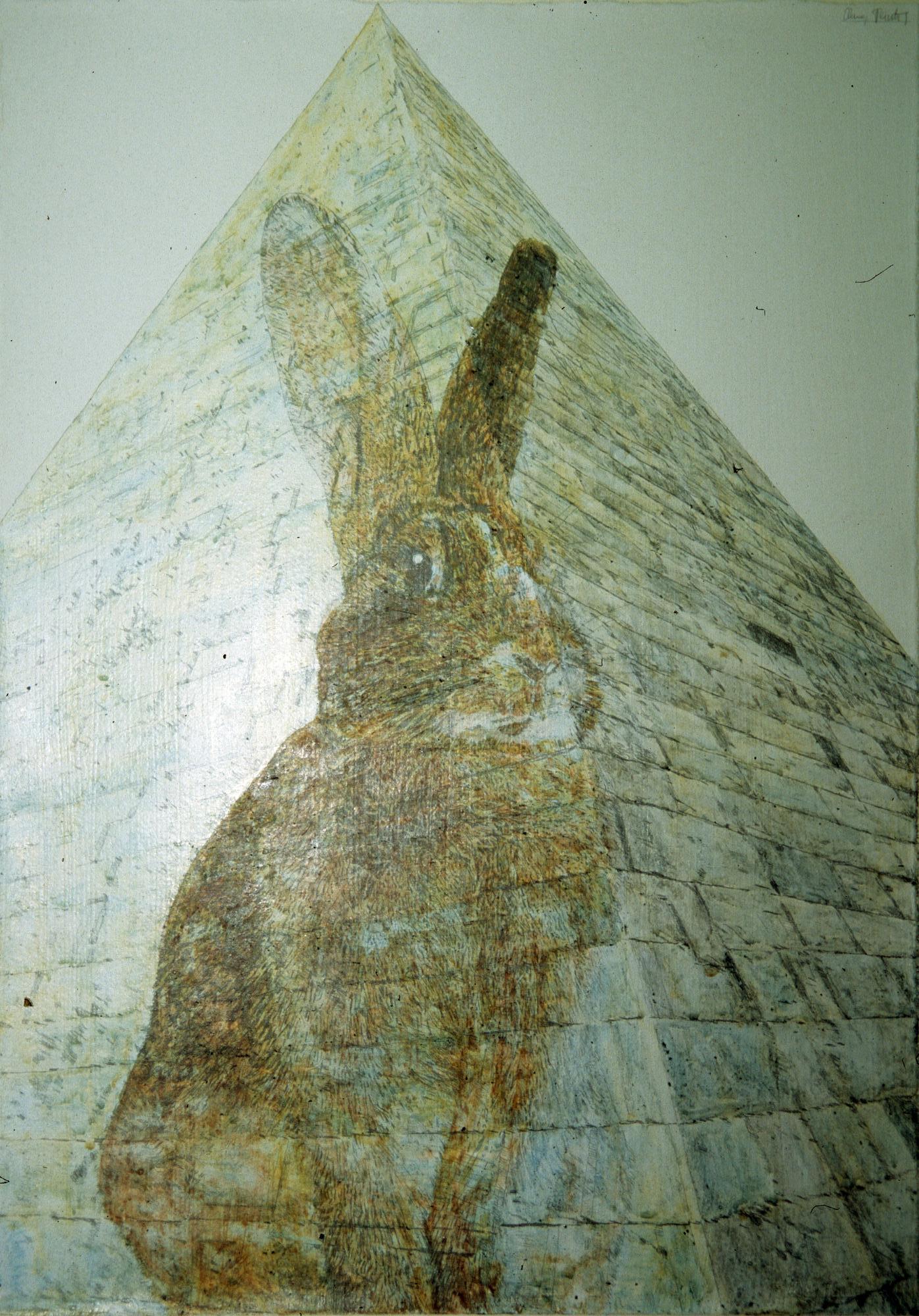Elmar Peintner - Hase und Pyramide